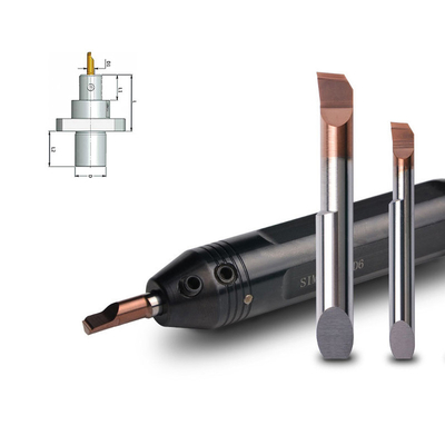 Karbid Boring Araçları SIM Kilitleme Precision Sahibi ve İç Soğutucu Tasarımı ile Araç ömrünün iyileştirilmesi için