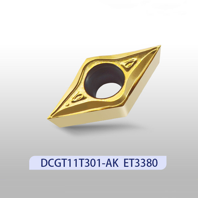 CNC İşleme ve Metal Parça Finisajı için Yüksek Hassasiyetli DCGT11T302-CL Karbür Torna Uçları
