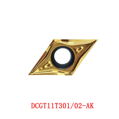 CNC İşleme ve Metal Parça Finisajı için Yüksek Hassasiyetli DCGT11T302-CL Karbür Torna Uçları