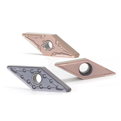 CNC Karbür Torna Uçları VNMG160404-TM Yüksek Hassasiyetli Karbür Takılabilir Uçlar Metal İşleme İçin