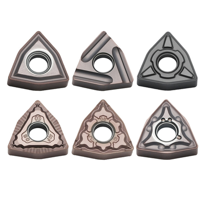 WNMG080404R-ZC CNC Karbür Torna Uçları Paslanmaz Çelikler, Dökme Demir, Yüksek Sıcaklık Alaşımları ve Demir Dışı Malzemelerin İşlenmesinde Kullanılır