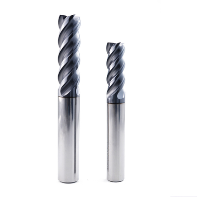 8mm Karbid Düz Son Mill 4 Alaşımlı Paslanmaz Çelik için Flüt