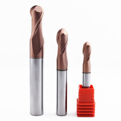 6mm Karbür Bilyalı Burunlu Freze Ucu 2 Ağızlı Metal İşleme İçin