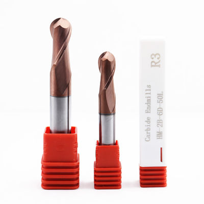 6mm Karbür Bilyalı Burunlu Freze Ucu 2 Ağızlı Metal İşleme İçin