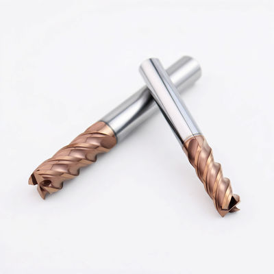 Karbid 4 Flüt Son Mülteci 60HRC'ye kadar kalıp çelik için