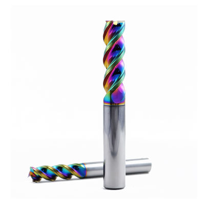 Alüminyum CNC işleme için DLC kaplı Tungsten Karbid freze makinesi