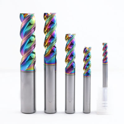 Alüminyum CNC işleme için DLC kaplı Tungsten Karbid freze makinesi