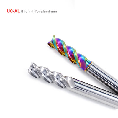 Alüminyum CNC işleme için DLC kaplı Tungsten Karbid freze makinesi