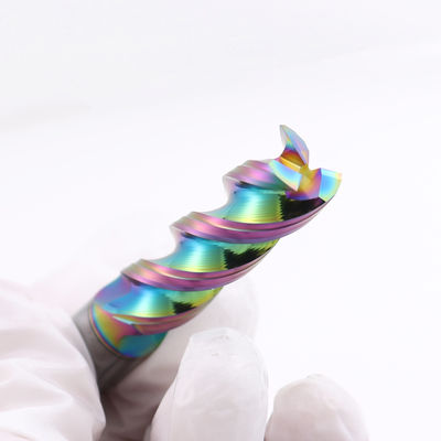 Alüminyum CNC işleme için DLC kaplı Tungsten Karbid freze makinesi